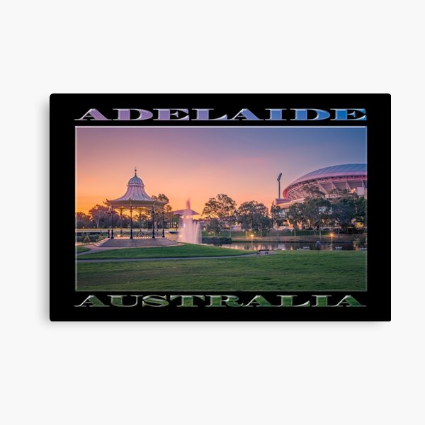 Item preview, Adelaide Sunset (poster on black) designed and sold by Ray's Photos & Art.