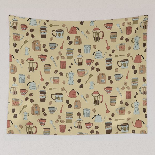 Item preview, Coffee Lover Pattern designed and sold by Laura Maxwell.