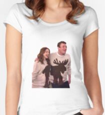 Passende Lilie und Marschall Tailliertes Rundhals-Shirt