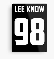KPOP STRAY KIDS LEE KNOW 98 Metal Print