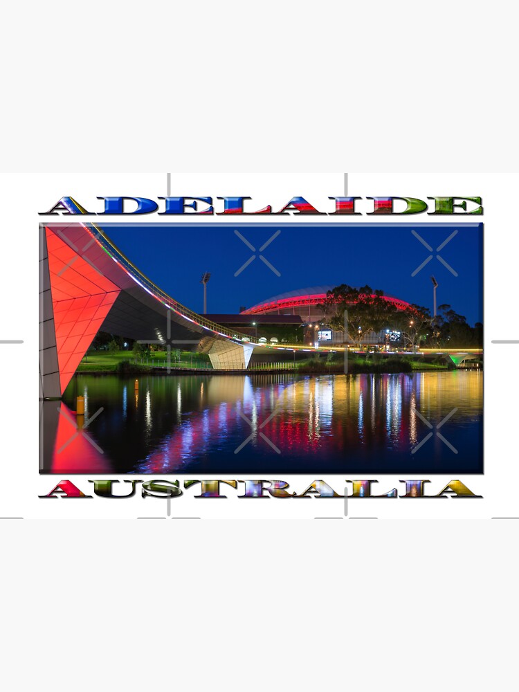 Adelaide Oval Elegance (poster on white) by RayW