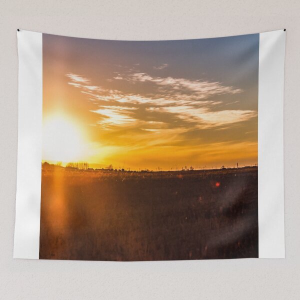 Item preview, October Sunset on a Saskatchewan Farm designed and sold by darren-j-mcleod.