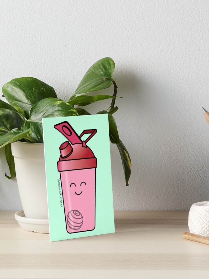 Protein Shaker Cup Illustration Sticker for Sale by BandanaMontana