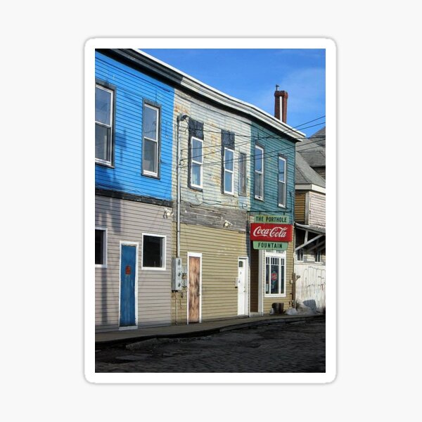 "The Porthole, Old Port, Portland, Maine" Sticker for Sale by fellowsden Redbubble