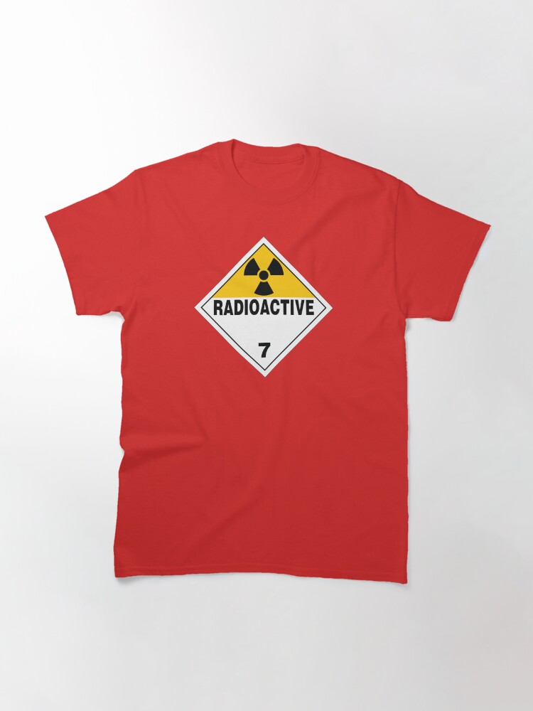 Thumbnail 3 von 7, Classic T-Shirt, Radioaktives Warnschild designt und verkauft von rupertrussell.