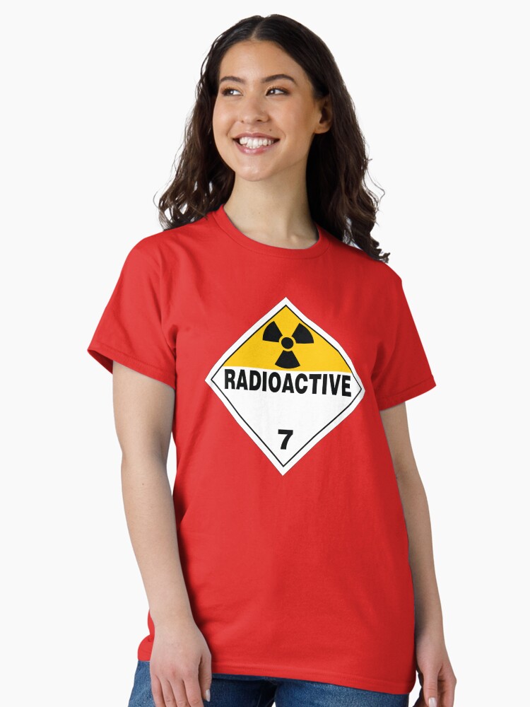 Thumbnail 2 von 7, Classic T-Shirt, Radioaktives Warnschild designt und verkauft von rupertrussell.
