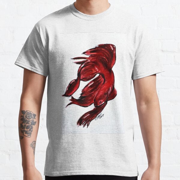 Art Doodle No. 36 Betta Fish Classic T-Shirt