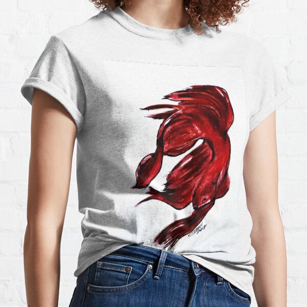 Art Doodle No. 36 Betta Fish Classic T-Shirt