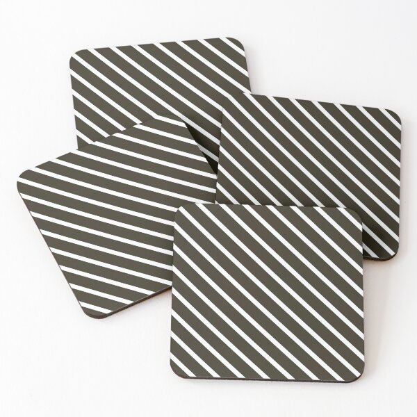 Item preview, Molasses Diagonal Stripes designed and sold by Moonshine Paradise.