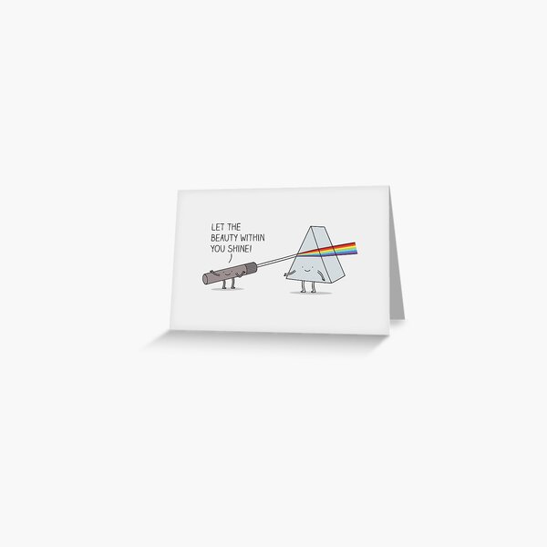 let it shine! Greeting Card