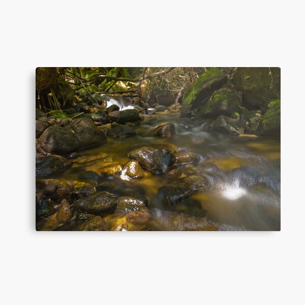 River Pebbles Metal Print