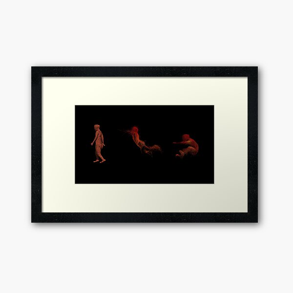 The ghost leap Framed Art Print