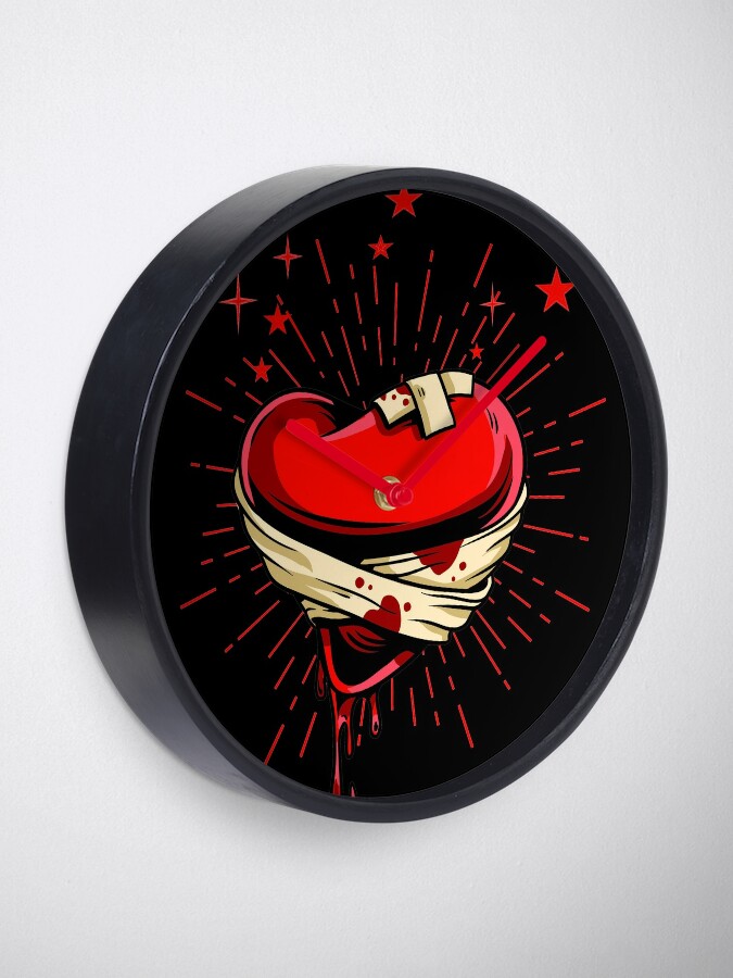 Broken Clock With Roses Tattoo Design - Etsy