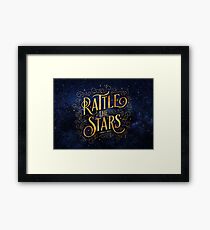 Rattle the Stars - Night Framed Print