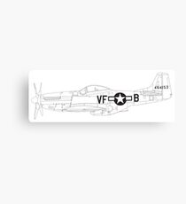 P51 Mustang Canvas Print