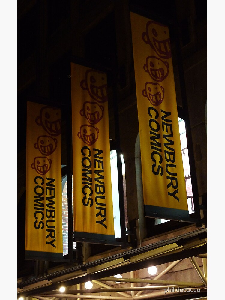 "Newbury Comics" Poster by pdecocco Redbubble