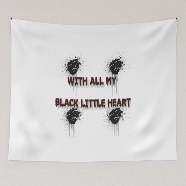 Item preview, little black heart designed and sold by lisamariepri.