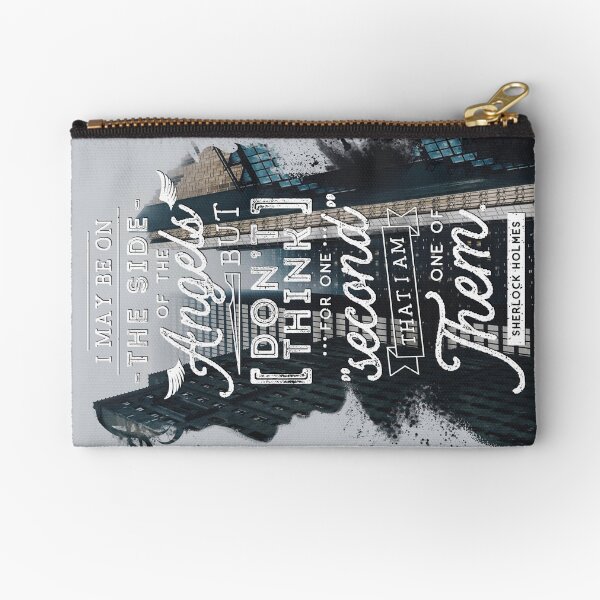 Sherlock - Angels Zipper Pouch