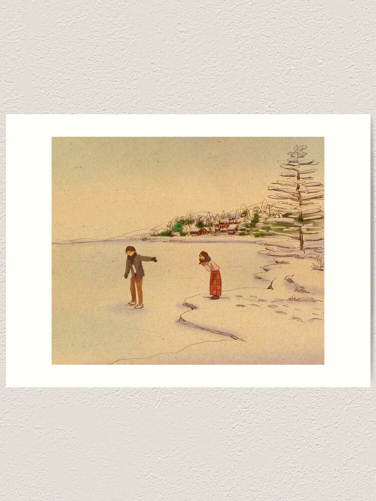 Alternate view of Last winter Art Print
