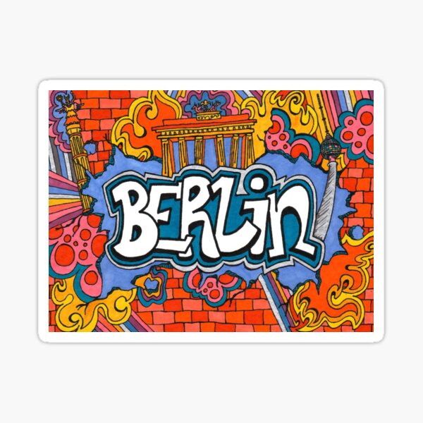 Berlin Street Art Sticker
