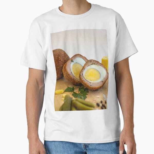 Item preview, Scotch Eggs on Wooden Platter designed and sold by Jensphotos.