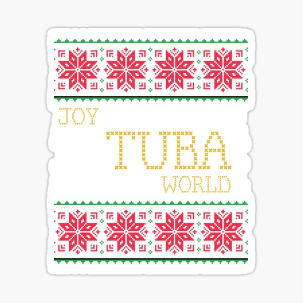 Item preview, Tuba Ugly Christmas Sweater - Marching Band Christmas Sweaters designed and sold by mrsmitful.