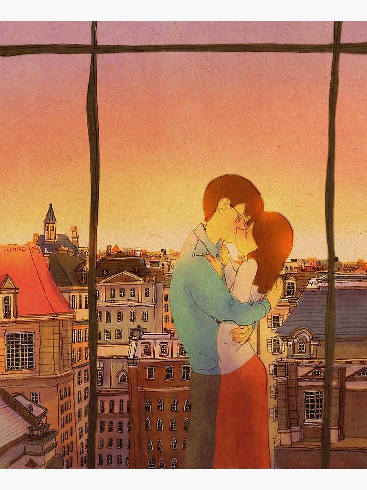 Romantic kiss by puuung1