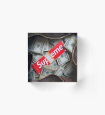 Money Acrylic Block