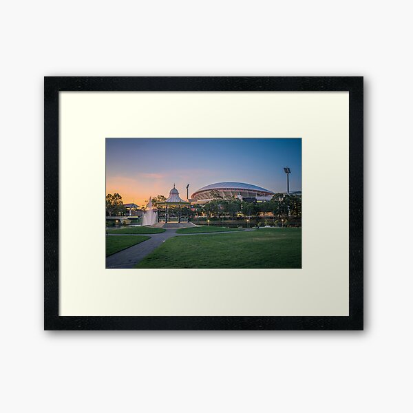 Torrens Sunset Framed Art Print