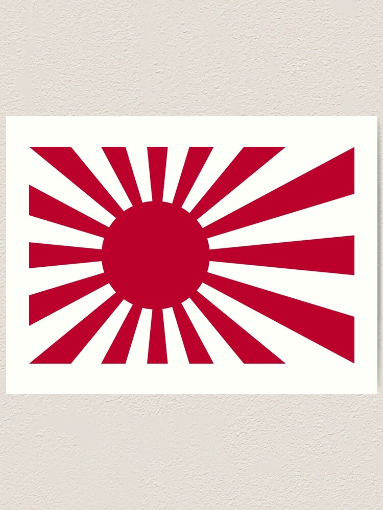 Flag of Japan - Japanese Flag Art Print for Sale by RBEnt