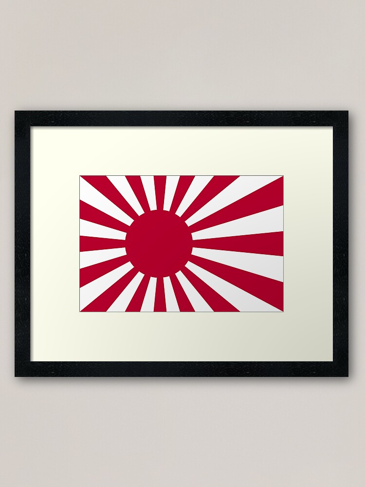 Flag of Japan - Japanese Flag | Framed Art Print