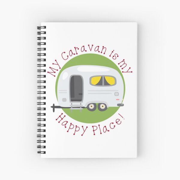 Item preview, My Caravan is my Happy Place designed and sold by OkidokiBarlick.