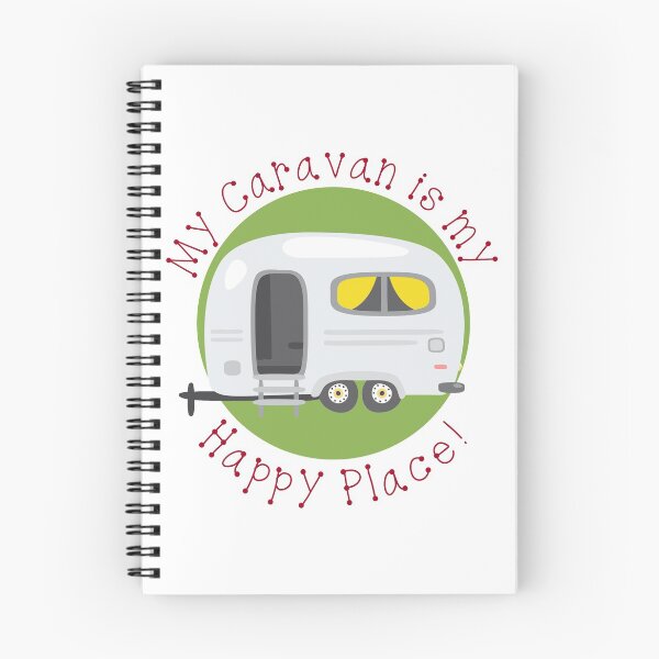 Item preview, My Caravan is my Happy Place designed and sold by OkidokiBarlick.