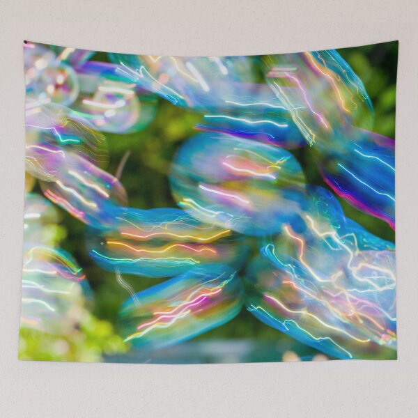Item preview, Soap Film Bubbles - Electric Jellyfish Bubbles designed and sold by FOLK ART FUSION by heidiannemorris.
