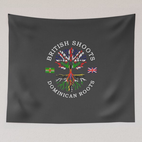 Item preview, Dominican Roots - British Shoots designed and sold by 4wordsmovement.
