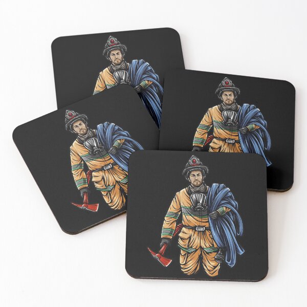 Item preview, Firefighter Illustration - Firefighter Hero designed and sold by anziehend.