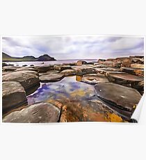 The Giant's Causeway, Ireland. (Painting) Poster