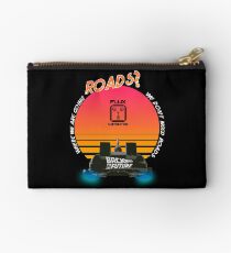 Roads? Delorean. Studio Pouch