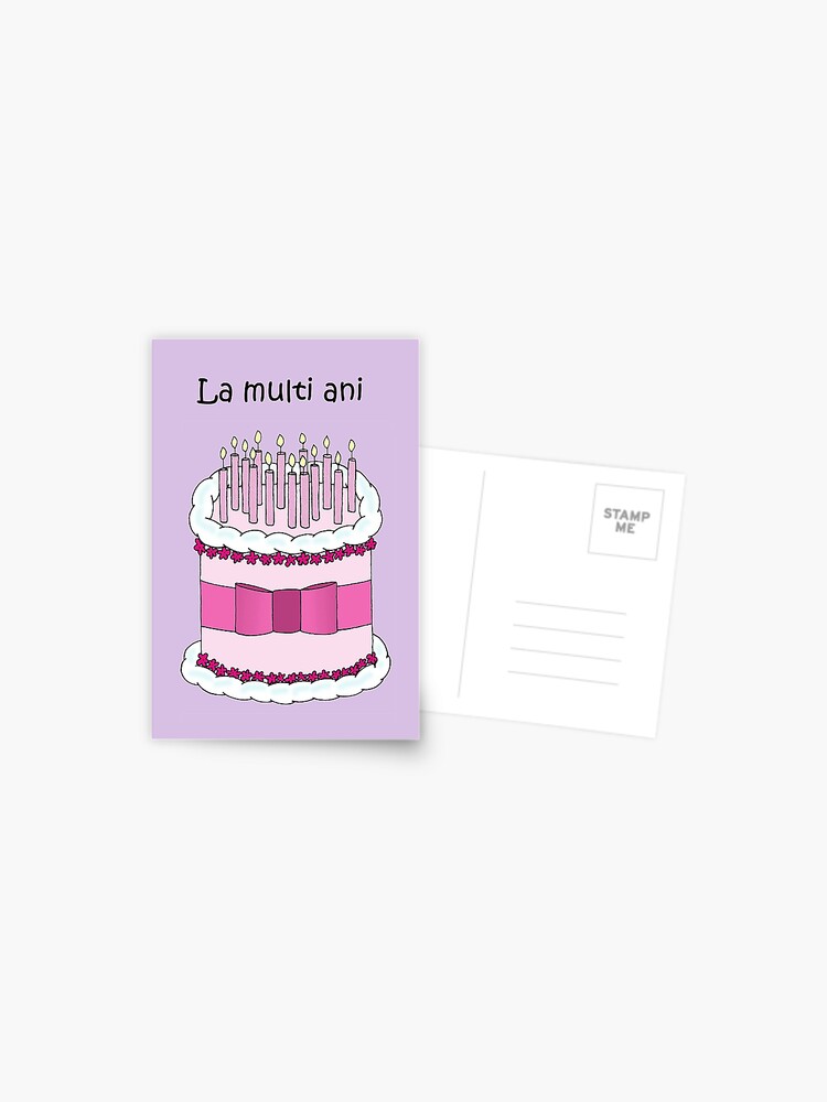 Carte de vœux for Sale avec l'œuvre « Joyeux anniversaire à belle fille  joli gâteau et bougies » de l'artiste KateTaylor