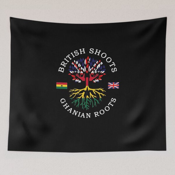 Item preview, Ghanian Roots - British Shoots designed and sold by 4wordsmovement.