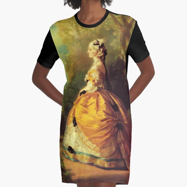 The Empress Eugénie-Franz Xaver Winterhalter Graphic T-Shirt Dress
