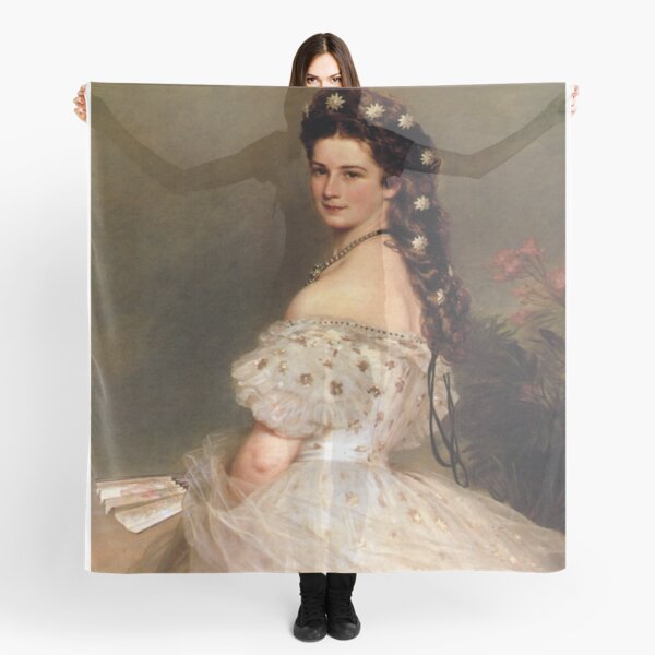 Empress Elisabeth of Austria in dancing dress-Franz Xaver Winterhalter Scarf