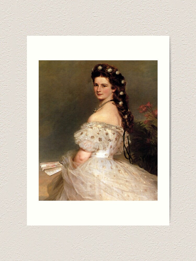 Empress Eugénie by Franz Xaver Winterhalter Printed on Canvas