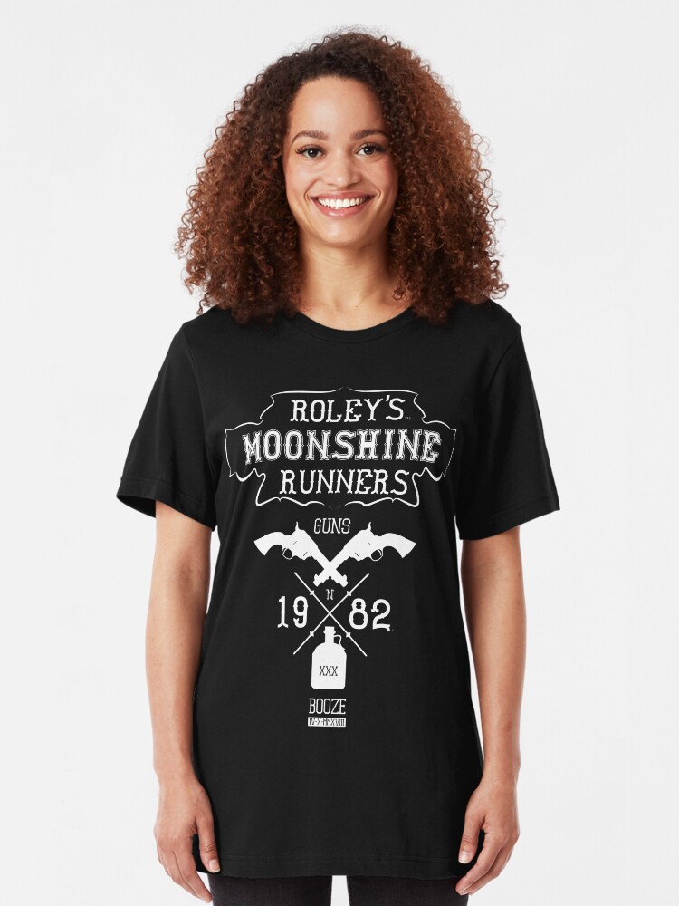 Alternate view of Roley's Moonshine Runners Slim Fit T-Shirt