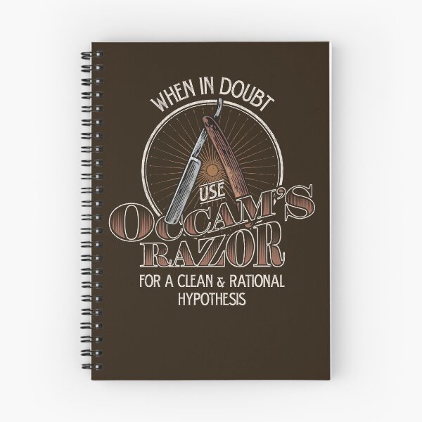 Item preview, Occam's Razor, Funny Philosophy Vintage Style Design designed and sold by gorillamerch.