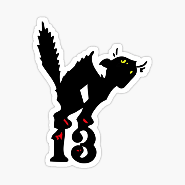 Sticker Sheet: Black Cat – KINWAMONSTER