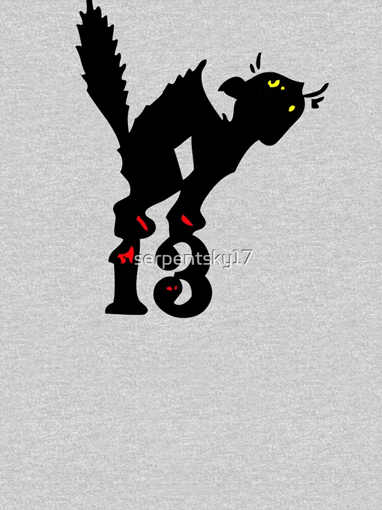 Lucky 13 Black Cat Premium T-Shirt