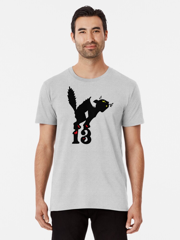 Lucky 13 cat t shirt clearance