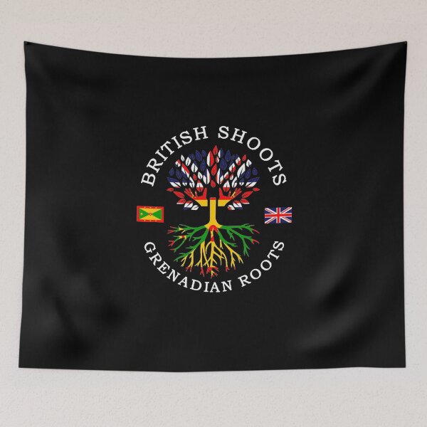 Item preview, Grenadian Roots - British Shoots designed and sold by 4wordsmovement.