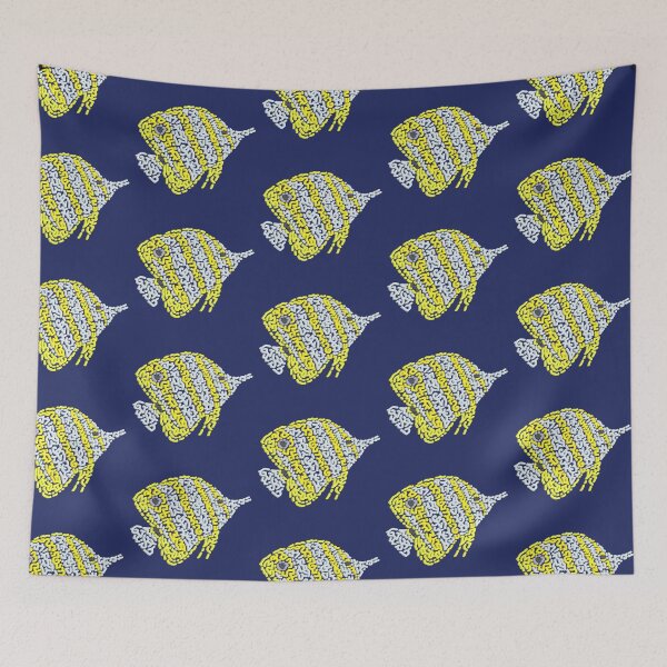 Item preview, Yellow Tropical Butterfly Fish designed and sold by Karotene.